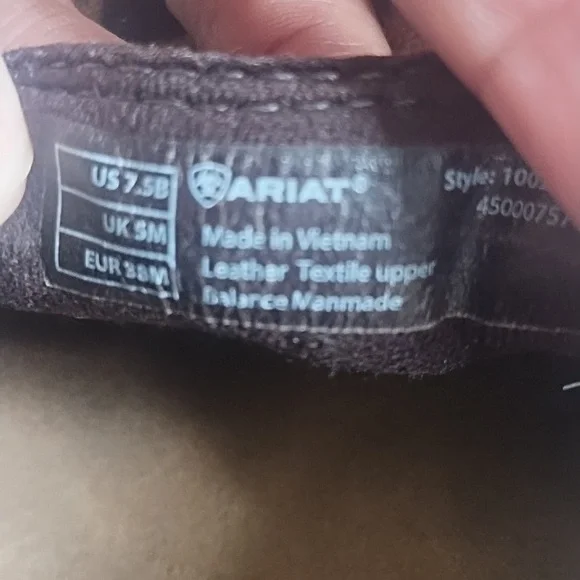 Ariat Brown Leopard Print Women's Sneakers - Picture 2 of 7